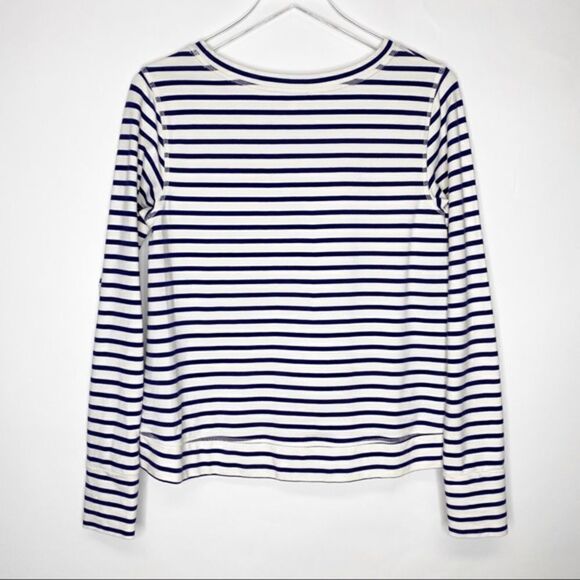 STELLA & DOT Striped Side Zip Pullover Crush It Size Medium - Picture 3 of 8